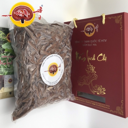 HỘP QUÀ NẤM LINH CHI ĐẠT MA (0,5kg)