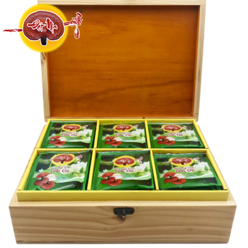 Trà túi lọc hộp quà gỗ