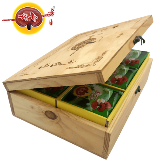 Trà túi lọc hộp quà gỗ