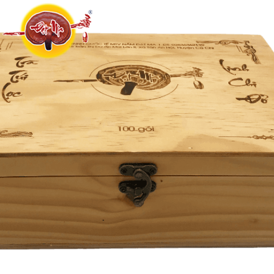 Trà túi lọc hộp quà gỗ